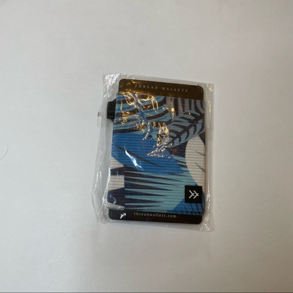 Blue Thread Wallet - Picture 4 of 5